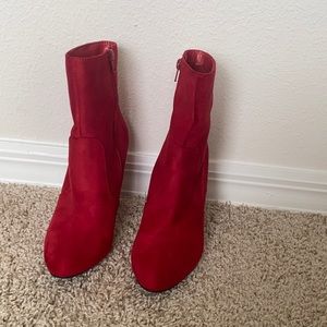 NWOT: Red sock booties